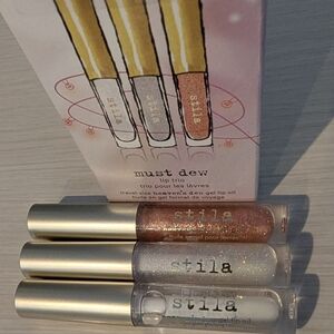 Stila Must Dew Lip Trio raindrop, kitten, supernova